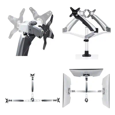 Support de Bureau pour Écran 27" 16:9 ou 30" 21:9 Ultrawide, VESA 75x75/100x100, Bras Articulé Régla - StarTech - Support Fixe & Mobile - visuel 10