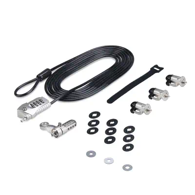 Kit de Verrouillage pour Ordinateur Portable/de Bureau et Périphériques, Verrou/Serrure Antivol, K-S - StarTech - Autre Accessoire pour portable - visuel 1