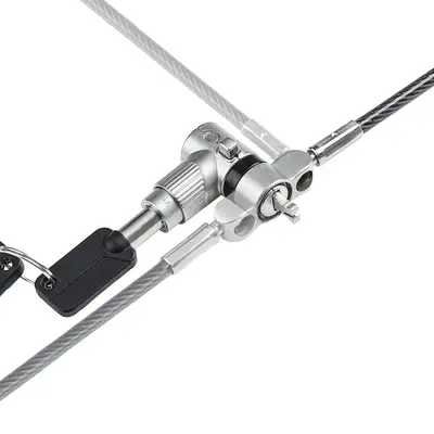 Antivol Universel 3-en-1 pour Ordinateur Portable, Câble de Verrouillage de 2m à Clé Maîtresse, Comp - StarTech - Accessoire Moniteur - visuel 6