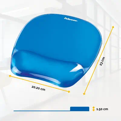 Fellowes 9114120 tapis de souris Bleu - Tapis - visuel 6