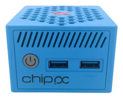 Chip PC CPN07311 client léger/PC lame Windows 11 IoT Enterprise Bleu N100 - Client léger - visuel 1