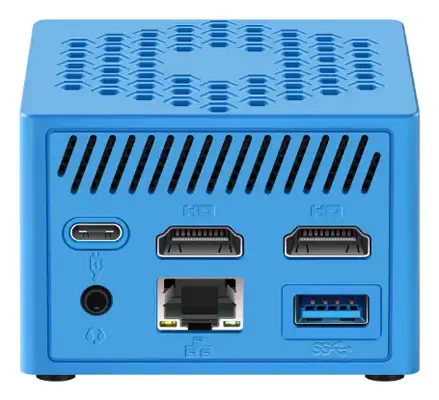 Chip PC CPN07311 client léger/PC lame Windows 11 IoT Enterprise Bleu N100 - Client léger - visuel 3
