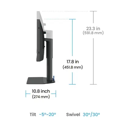 BenQ SW242Q écran plat de PC 61,2 cm (24.1") 2560 x 1600 pixels WQXGA LED Noir - Ecran Ordinateur - visuel 5