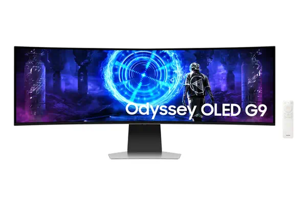 Samsung S49DG950SU écran plat de PC 124,5 cm (49") 5120 x 1440 pixels Dual QHD OLED Argent - Ecran Ordinateur - visuel 1