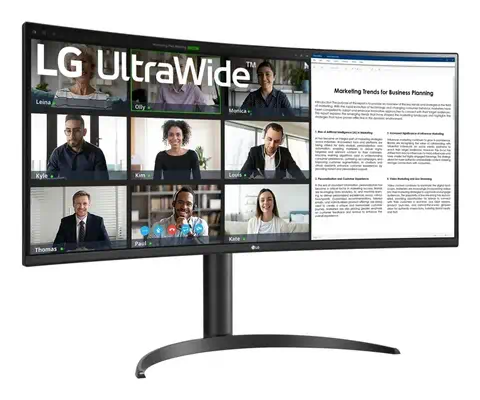 LG 34WR55QK-B écran plat de PC 86,4 cm LG - visuel 1 - hello RSE - Design incurvé immersif