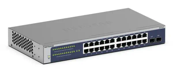 NETGEAR GS724Tv6 Géré L2+/L3 Gigabit Ethernet (10/100/1000) 1U Bleu, Gris - Netgear - Switchs et Hubs - visuel 7