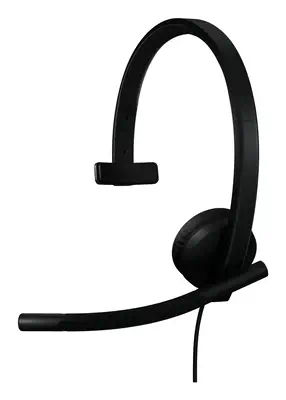 Logitech H570e Casque Avec fil Arceau Bureau/Centre d'appels USB Type-C Noir - Casque Micro - visuel 1