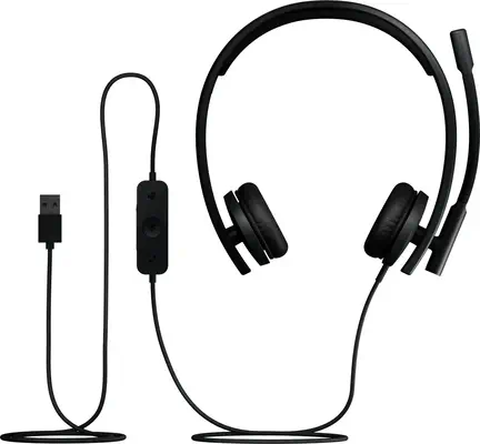 Logitech H570e Casque Avec fil Arceau Bureau/Centre d'appels Logitech - visuel 1 - hello RSE - COMMANDES SANS EFFORT POUR LES APPELS