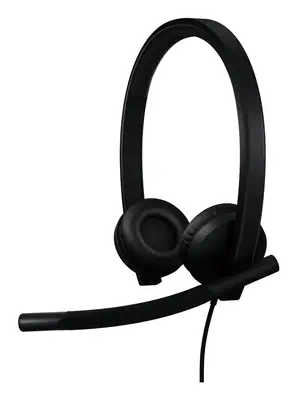 Logitech H570e Casque Avec fil Arceau Bureau/Centre d'appels USB Type-C Noir - Casque Micro - visuel 1