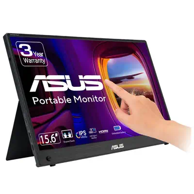 ASUS ZenScreen MB16AMTR écran plat de PC 39,6 cm (15.6") 1920 x 1080 pixels Full HD LCD Écran tactil - Asus - Ecran Ordinateur - visuel 1