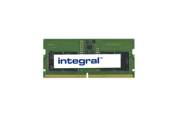 8GB LAPTOP RAM MODULE DDR5 5600MHZ PC5-44800 UNBUFFERED NON-ECC 1.1V 1GX16 CL46 INTEGRAL - Integral - Mémoire - visuel 1
