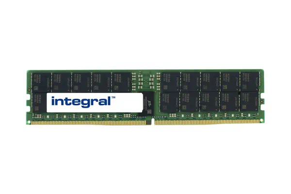 64GB SERVER RAM MODULE DDR5 4800MHZ PC5-38400 REGISTERED ECC RANK2 1.1V 4GX4 CL40 INTEGRAL - Integral - Mémoire - visuel 1