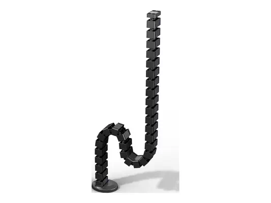 FELLOWES Cable tube 130cm with weighted base plate Black - Fellowes - Accessoire composant - visuel 1