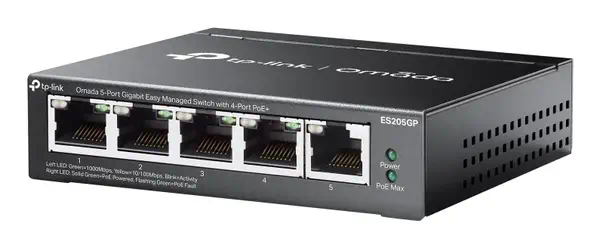 TP-Link Omada ES205G Géré Gigabit Ethernet (10/100/1000) Connexion TP-Link - visuel 1 - hello RSE - Des performances robustes