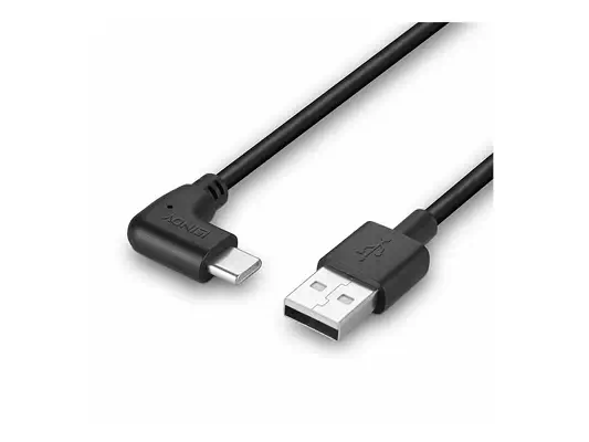 LINDY 0.5m USB 2.0 Type A to C Cable 90 Right Angle - Lindy - Câble Audio - visuel 1
