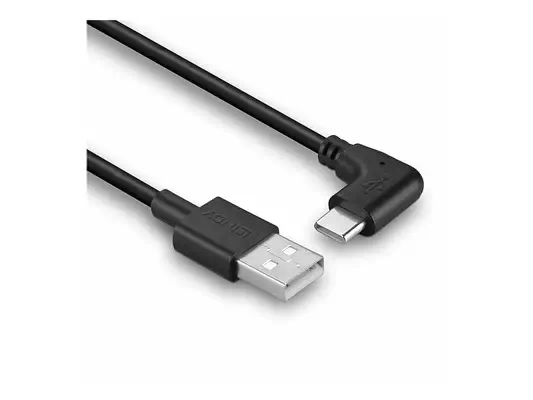 LINDY 0.5m USB 2.0 Type A to C Cable 90 Right Angle - Lindy - Câble Audio - visuel 2