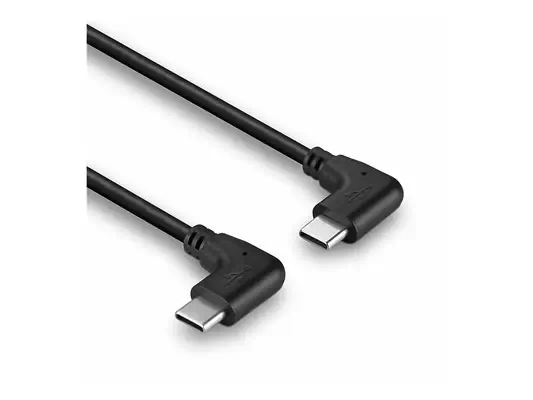 LINDY 1m USB 2.0 Type C Cable 2 x 90 Right Angle - Lindy - Câble Audio - visuel 2