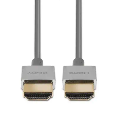 LINDY Ultra High Speed HDMI Slim Cable 0.5m - Lindy - Câble Audio - visuel 2