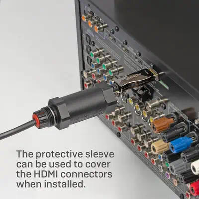 LINDY 20m armored Fibre Optic Hybrid HDMI 8K60 Lindy - visuel 1 - hello RSE - Conception flexible et durable