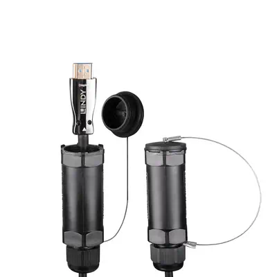 LINDY 100m armored Fibre Optic Hybrid HDMI 8K60 cable - Lindy - Câble Audio - visuel 3