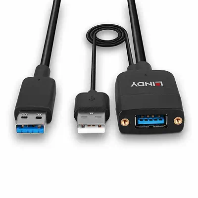 LINDY 35m Hybrid USB 3.2 Gen 2 Type A Cable - Lindy - Câble Audio - visuel 3