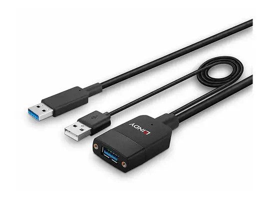 LINDY 35m Hybrid USB 3.2 Gen 2 Type A Cable - Lindy - Câble Audio - visuel 1