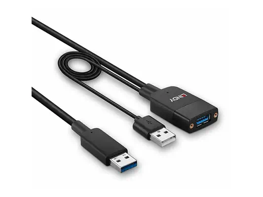 LINDY 35m Hybrid USB 3.2 Gen 2 Type A Cable - Lindy - Câble Audio - visuel 2