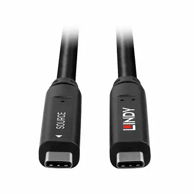 LINDY 15m USB 3.2 Gen 2 and DP 1.4 Type C Hybrid Cable - Lindy - Câble Audio - visuel 4
