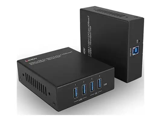 LINDY 100m USB 3.2 Gen 1 Cat.6A HDBaseT Extender - Lindy - Câble Audio - visuel 4