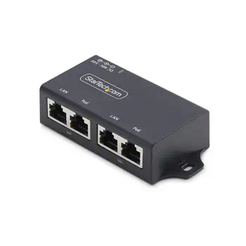 Injecteur PoE+ 2 Ports Gigabit Midspan, 10/100/1000Mbps, PoE+ (802.3af/802.3at), 30W, Ethernet 1Gbps garantie