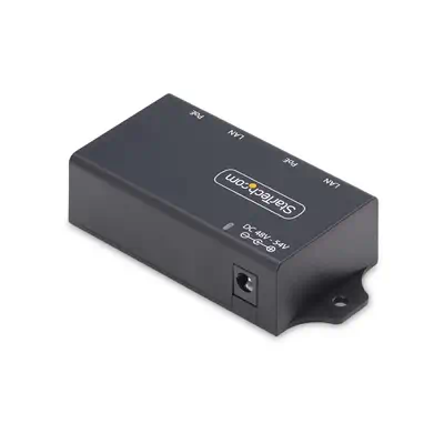 Injecteur PoE+ 2 Ports Gigabit Midspan, 10/100/1000Mbps, PoE+ (802.3af/802.3at), 30W, Ethernet 1Gbps - StarTech - Boitier d'alimentation - visuel 2