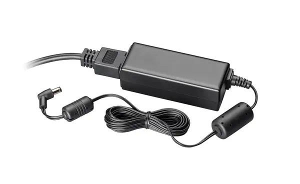 Module d’alimentation Poly CCX 500/505/600/700 Edge E500 avec cordon d’alimentation - 48 V/0,52 A - HP - Visioconférence - visuel 1