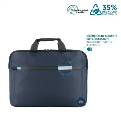 Mobilis 005039 sacoche d'ordinateurs portables 35,6 cm (14") Malette Bleu - Sacoche & Housse - visuel 3