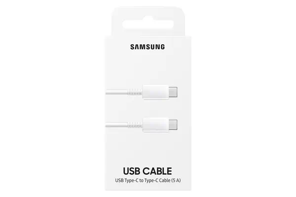 SAMSUNG Cable USB-C to USB-C 5A 45W & 65W 1m White - Samsung - Câble USB - visuel 4