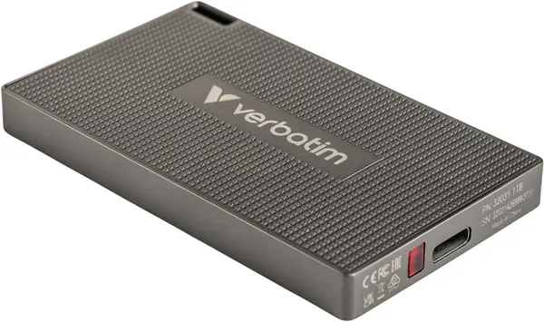 Verbatim 32030 lecteur à circuits intégrés externe 512 Go USB Type-C USB 3.2 Gen 2x2 Gris - Disque dur Externe - visuel 5