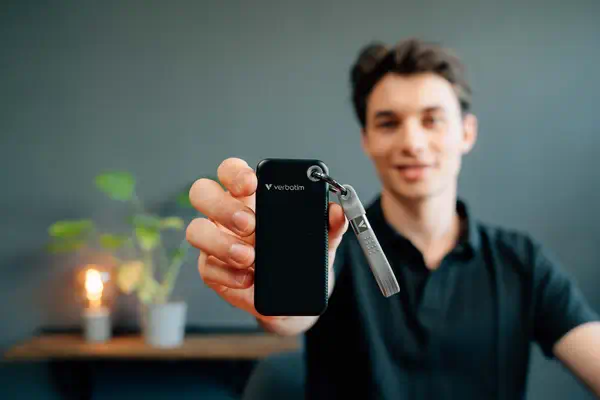 Verbatim Pocket SSD 1 To USB Type-C 3.2 Gen 2 (3.1 Gen 2) Noir, Gris - Disque dur Externe - visuel 4