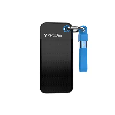 Verbatim Pocket SSD 1 To USB Type-C 3.2 Gen 2 (3.1 Gen 2) Noir, Bleu - Disque dur Externe - visuel 1