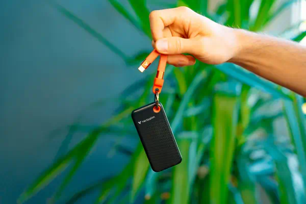 Verbatim Pocket SSD 1 To USB Type-C 3.2 Gen 2 (3.1 Gen 2) Noir, Orange - Disque dur Externe - visuel 5