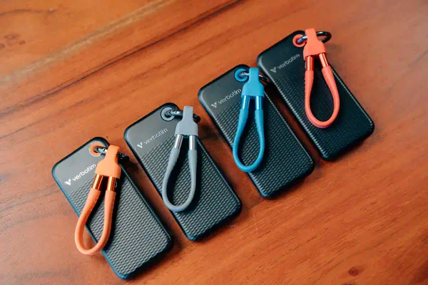 Verbatim Pocket SSD 1 To USB Type-C 3.2 Gen 2 (3.1 Gen 2) Noir, Orange - Disque dur Externe - visuel 3