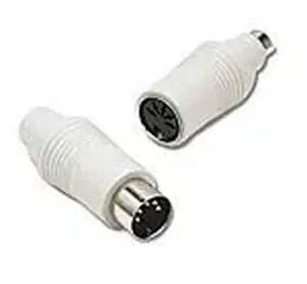 C2G 6-Pin Mini-DIN F / 5-Pin DIN M Blanc - Clavier - visuel 1
