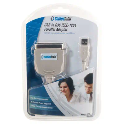 C2G 1.8m USB 1284 Parallel Cable  - Câble USB - visuel 3