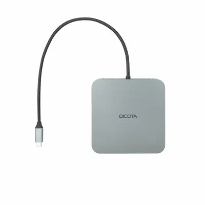 DICOTA D32057 hub & concentrateur USB Type-C 10000 Mbit/s Argent - Dicota - Station d'accueil pour portable - visuel 4
