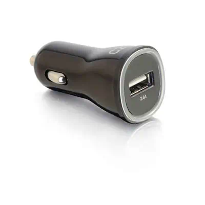 C2G Chargeur voiture USB 1 port USB, sortie 2,4 A  - Câble - Câble USB - visuel 1
