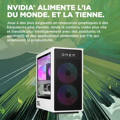 OMEN 35L Gaming Desktop GT16-0006nf PC HP - visuel 1 - hello RSE - Disque SSD 1 To PCIe Gen4 NVMe™ M.2