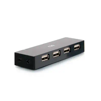 C2G Concentrateur USB-A à 4 ports avec alimentation 5 V 2 A - Câble USB - visuel 3