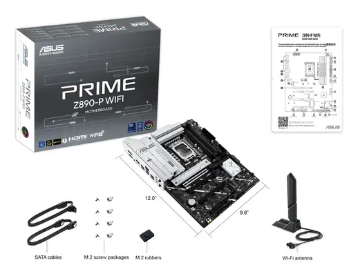 ASUS PRIME Z890-P WIFI Intel Z890 LGA 1851 (Socket V1) ATX - Asus - Carte mère - visuel 6