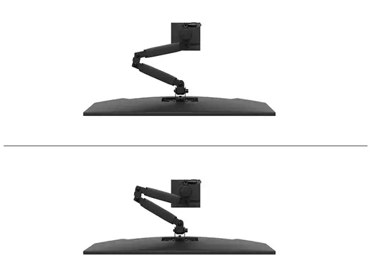Neomounts DS60-600BL1 Support d'écran à fixer 10-32" - Quick-fix - arrêt 180° - Accessoire Moniteur - visuel 7