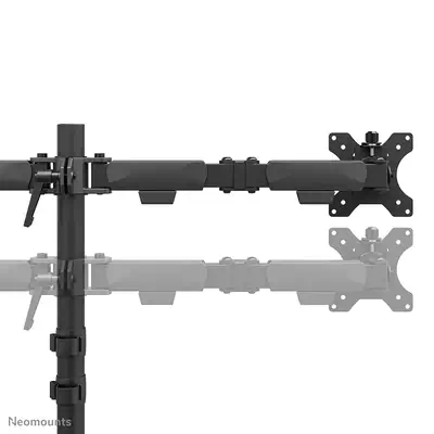 Neomounts DS60-600BL2 Support d'écran à fixer 10-32" - Quick-fix - arrêt 180° - Accessoire Moniteur - visuel 8
