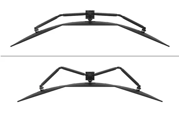 Neomounts DS60-600BL3 Support d'écran à fixer 10-27" - Quickfix - arrêt 180° - Accessoire Moniteur - visuel 9