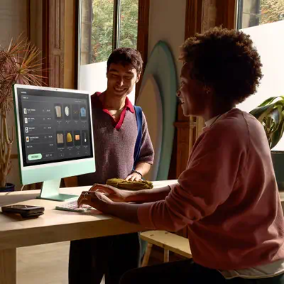 Apple iMac Apple M M4 59,7 cm (23.5") Apple - visuel 1 - hello RSE - Écran. Coup de cœur en vue.